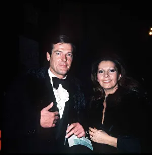 Roger Moore Actor and wife Luisa Mattioli - February 1973 DBASE MSI Roger Moore Actor and wife Luisa Mattioli - February 1973 DBASE MSI
