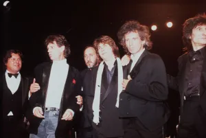 The Rolling Stones 18th January 1989, The band being inducted into the Rock The Rolling Stones 18th January 1989, The band being inducted into the Rock