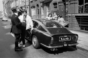 Rolling Stones: 28th August 1966 Mick Jagger's midnight blue Aston Martin DB6 was Rolling Stones: 28th August 1966 Mick Jagger's midnight blue Aston Martin DB6 was