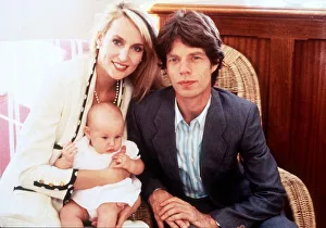 Rolling Stones: Jerry Hall and Mick Jagger christening baby daughter Elizabeth Scarlett Rolling Stones: Jerry Hall and Mick Jagger christening baby daughter Elizabeth Scarlett