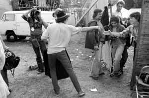Rolling Stones: Keith Richards at Knebworth Pop Festival for a special appearance with Rolling Stones: Keith Richards at Knebworth Pop Festival for a special appearance with