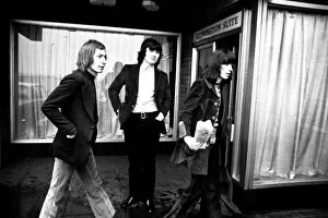 Images Dated 5th March 1971: The Rolling Stones leaving a Newcastle Hotel 5th March 1971 after performing at the City