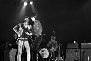 Rolling Stones: Mick Jagger & Keith Richards on stage at Empire Theatre, Liverpool Rolling Stones: Mick Jagger & Keith Richards on stage at Empire Theatre, Liverpool