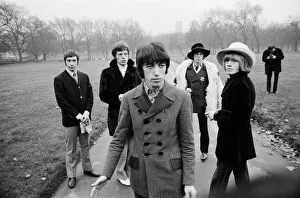 The Rolling Stones pictured in Green Park London for a press conference prior to their The Rolling Stones pictured in Green Park London for a press conference prior to their