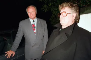 Ron Atkinson outside his Barnt Green home, after the shock announcement of his sacking Ron Atkinson outside his Barnt Green home, after the shock announcement of his sacking
