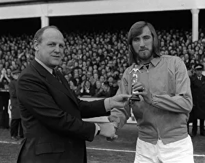 Ron Greenwood presents Billy Bonds with his player award before the West Ham v Chelsea Ron Greenwood presents Billy Bonds with his player award before the West Ham v Chelsea