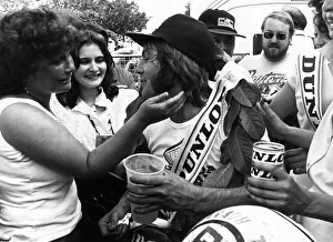 Ron Haslam wins his first IOM TT on a Honda in 1982 Ron Haslam wins his first IOM TT on a Honda in 1982
