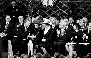 Ronald Reagan, US President and Margaret Thatcher at the Guildhall Ronald Reagan, US President and Margaret Thatcher at the Guildhall