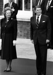Ronald Reagan President United States of America 1984 and Margaret Thatcher Ronald Reagan President United States of America 1984 and Margaret Thatcher