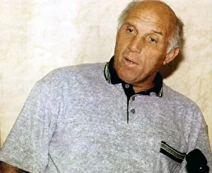 Ronnie Moran Liverpool FC manager talking about his new post at Anfield April 1991 Ronnie Moran Liverpool FC manager talking about his new post at Anfield April 1991