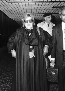 Rosemary Clooney actress arriving at Heathrow Airport November 1987 Rosemary Clooney actress arriving at Heathrow Airport November 1987