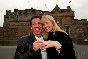 Ross King TV Presenter and fiancee Helen Way March 1998 A©mirrorpix Ross King TV Presenter and fiancee Helen Way March 1998 A©mirrorpix