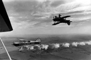 The Rothmans aerobactics team, in their Pitts Special aircraft The Rothmans aerobactics team, in their Pitts Special aircraft