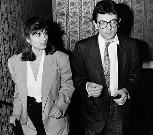 Rowan Atkinson British comic actor and girlfriend, April 1987 Rowan Atkinson British comic actor and girlfriend, April 1987