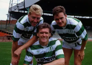 Roy Aitken with Frank McAvennie & Andy Walker 1988 Roy Aitken with Frank McAvennie & Andy Walker 1988