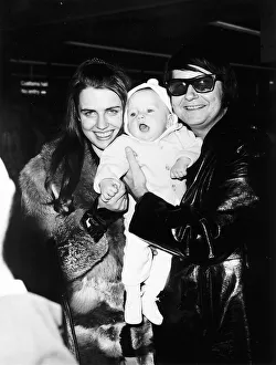 Roy Orbison American singer with his wife Barbara and his baby son Roy jnr Roy Orbison American singer with his wife Barbara and his baby son Roy jnr