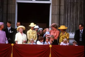Royal Family on the balcony of Buckingham Palace watching the Trooping of the Colour Royal Family on the balcony of Buckingham Palace watching the Trooping of the Colour