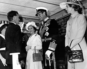 The Royal Family visit at the Guildhall, Dartmouth. Pictured are Queen Elizabeth II The Royal Family visit at the Guildhall, Dartmouth. Pictured are Queen Elizabeth II