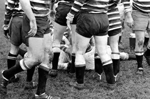 Images Dated 8th January 1972: Ruck during the match between Gloucester v. Somerset Rugby Union