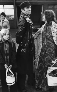 Rudolf Nureyev, pictured at Glasgow Airport, leaving with the Scottish Theatre Ballet Rudolf Nureyev, pictured at Glasgow Airport, leaving with the Scottish Theatre Ballet
