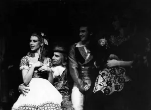 Rudolf Nureyev as The Prince and Jennifer Penney as Clara in nThe Nutcrackeri at Rudolf Nureyev as The Prince and Jennifer Penney as Clara in nThe Nutcrackeri at