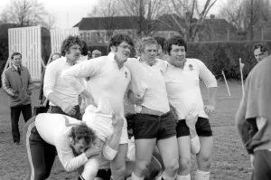 Rugby: England Training at Roehampton. March 1978 78-1364-008 Rugby: England Training at Roehampton. March 1978 78-1364-008