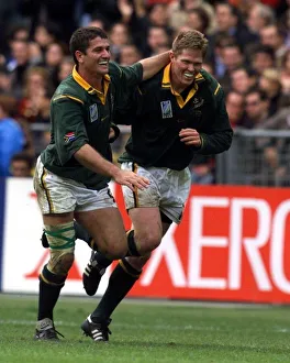 Rugby Union World Cup 1999 England v South Africa Oct 1999 Van der Westhuizen Rugby Union World Cup 1999 England v South Africa Oct 1999 Van der Westhuizen