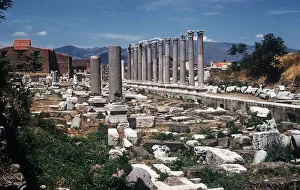 Ruins of the Agora at Smyrna in West Turkey Ruins of the Agora at Smyrna in West Turkey