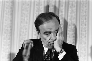 Rupert Murdoch buys The Times newspaper. Pictured at a press conference on the future of Rupert Murdoch buys The Times newspaper. Pictured at a press conference on the future of