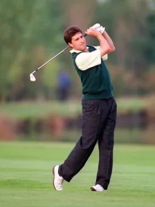 Ryder Cup Europe v USA The Belfry September 1993 Jose Maria Olazabal hitting an Ryder Cup Europe v USA The Belfry September 1993 Jose Maria Olazabal hitting an