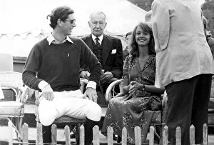 Sabrina Guinness and Prince Charles at polo match - August 1979 ----- Sabrina Guinness and Prince Charles at polo match - August 1979 -----
