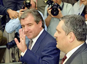 Sacked manager of Tottenham Hotspur Football Club Terry Venables arrives at the High Sacked manager of Tottenham Hotspur Football Club Terry Venables arrives at the High