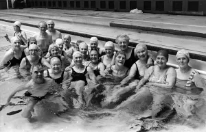Sam Foggin's Swimming Club held at Newcastle Baths. Sam, 71 years Sam Foggin's Swimming Club held at Newcastle Baths. Sam, 71 years