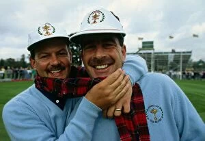 Images Dated 1st September 1989: Sam Torrance with Gordon Brand Jr during the 1989 Ryder Cup tournament held from the 22nd