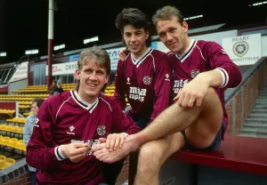 Sandy Clark with Gary MacKay & Malcolm Murray 1988 Sandy Clark with Gary MacKay & Malcolm Murray 1988