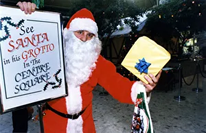 Santa outside his Grotto at the Hill Street Shopping Centre, Middlesbrough Santa outside his Grotto at the Hill Street Shopping Centre, Middlesbrough
