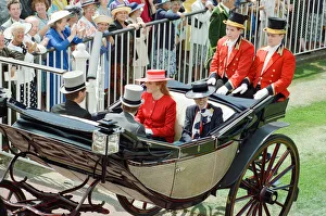 Sarah Ferguson, the Duchess of York and Princess Anne attend the first day of the Ascot Sarah Ferguson, the Duchess of York and Princess Anne attend the first day of the Ascot