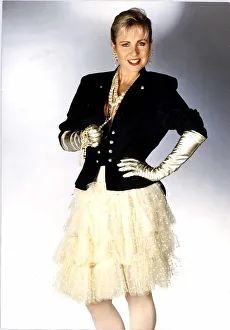 Sarah Greene TV Presenter who hosts ITV Fashion Programme Posh Frocks and New Trousers Sarah Greene TV Presenter who hosts ITV Fashion Programme Posh Frocks and New Trousers