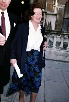 Images Dated 8th October 1988: Sarah Keays Ex Mistress of Conservative politician Cecil Parkinson leaving the High Court