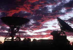 Satellite Tracking Station at Moree New South Wales in Australia Satellite Tracking Station at Moree New South Wales in Australia
