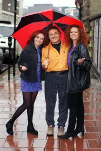 Sawalha Acting Family December 1997 Julia Sawalha Actress LEFT with father Nadim Sawalha Sawalha Acting Family December 1997 Julia Sawalha Actress LEFT with father Nadim Sawalha
