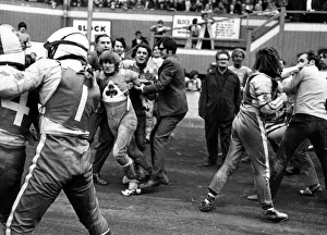 This was the scene at Belle Vue after an amazing flare-up in the Aces match against This was the scene at Belle Vue after an amazing flare-up in the Aces match against