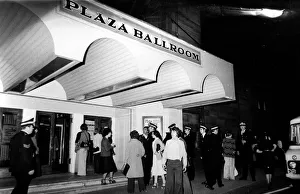 Scene outside the Plaza dance Hall in Glasgow August 1977 Scene outside the Plaza dance Hall in Glasgow August 1977