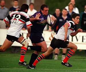 Scotland on the attack. September 1999. Scotland 40 Edinburgh Reivers 20 World Cup warm Scotland on the attack. September 1999. Scotland 40 Edinburgh Reivers 20 World Cup warm