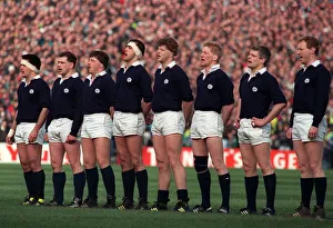 Scotland v England Rugby Union Murrayfield Grand Slam 1990 03/04/1990 A© Scotland v England Rugby Union Murrayfield Grand Slam 1990 03/04/1990 A©