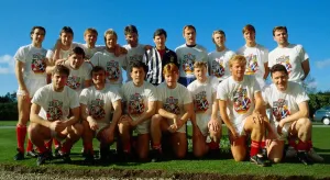 Scotland World Cup squad April 1990 left to right Back Scotland World Cup squad April 1990 left to right Back