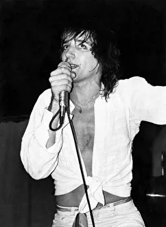 Scottish-born rock singer Rod Stewart during one of his concerts at Bel-Vue, manchester Scottish-born rock singer Rod Stewart during one of his concerts at Bel-Vue, manchester
