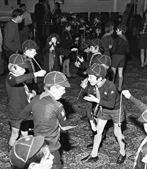 Scouts taking part in the scouting conker championship held at RAF Stafford Scouts taking part in the scouting conker championship held at RAF Stafford