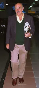 Sean Connery Actor leaving Heathrow on Concorde for New York where he is having talks Sean Connery Actor leaving Heathrow on Concorde for New York where he is having talks