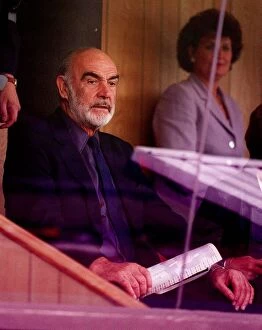Images Dated 12th September 1998: Sean Connery Sept 1998 the Scottish actor watches match